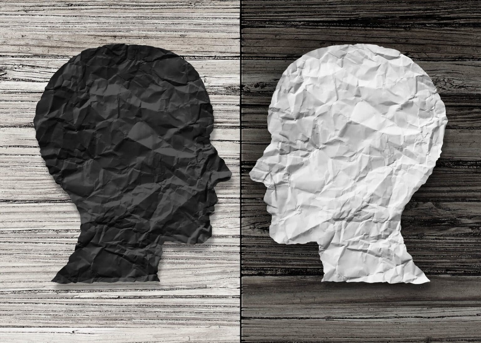 two profiles depicting dual diagnosis