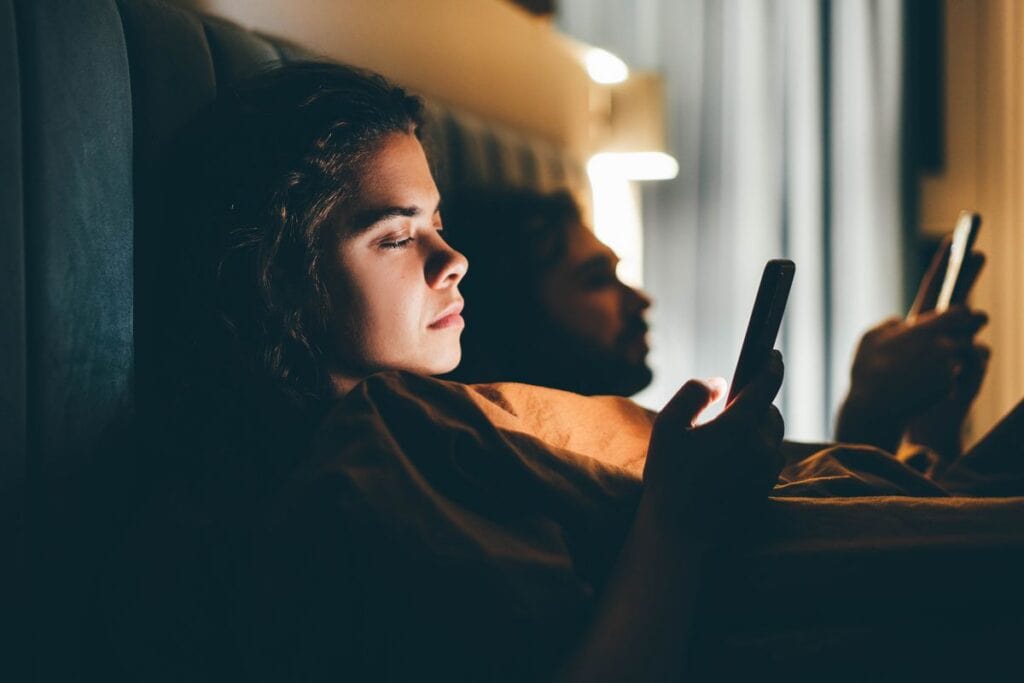 Relationship with technology addiction.